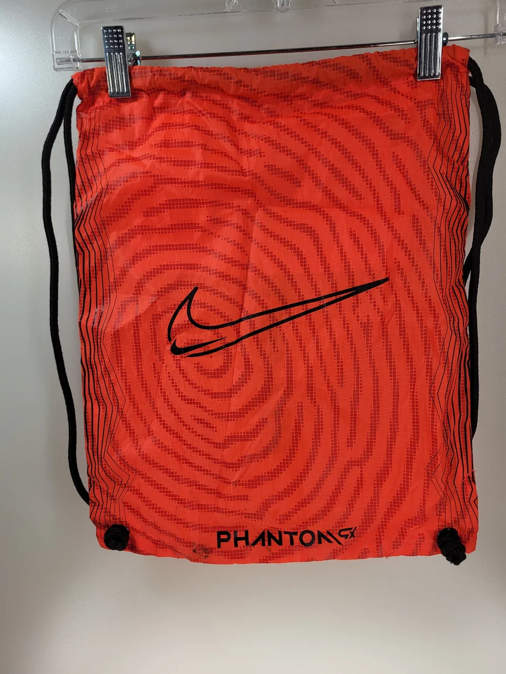 Nike Phantom GX Drawstring Shoe Bag Orange New